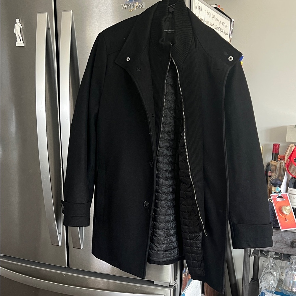 Marc New York Black Trench Coat